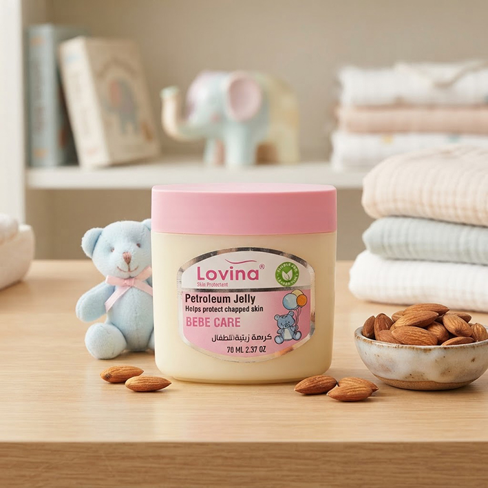 The petroleum jelly For Bebe  كريمة الفازلين الزيتية للاطفال