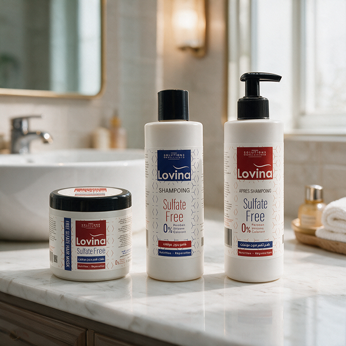 Sulfate-free hair care Pack  طاقم العناية باشعر بدون سولفات